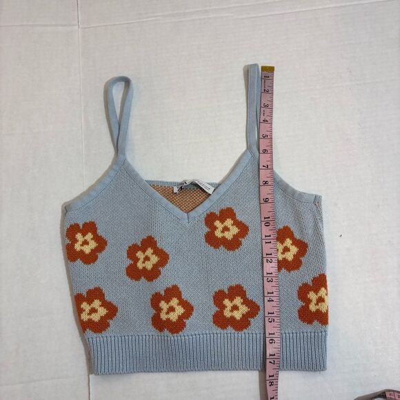 Zara floral knit tank size medium - Picture 11 of 11